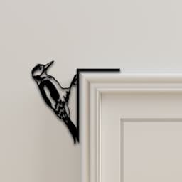 Bird Door Corner Decor 3d model