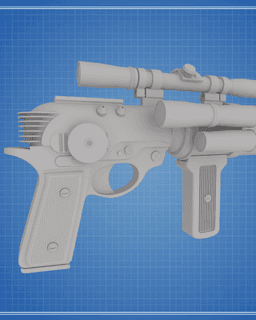 EE-4 Carbine Rifle - Star Wars 3d model