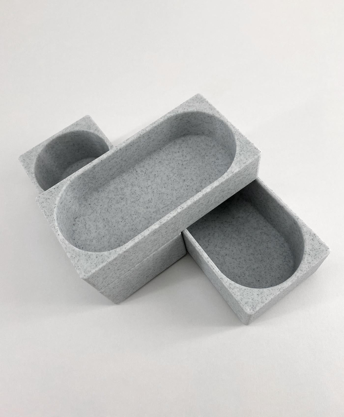CX68-20 Stacking box bin component for creative 3d printing maker 3d model