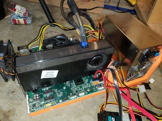 Micro ATX/Mini ITX Open Air Mountable 3d model