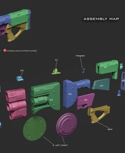 Roman Infantry blaster 3d model