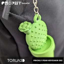 PRICKLY PEAR KEYCHAIN 002 - Cactus 3d model