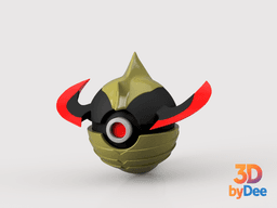 Haxorus Poke Ball 3d model