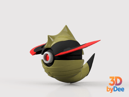 Haxorus Poke Ball 3d model