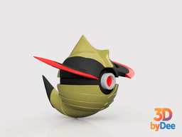 Haxorus Poke Ball 3d model