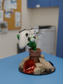 Zombie Hand Controller stand - Plants vs. Zombies Hand Controller Stand 3d model