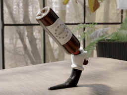 Cartoon Hand - Wine Holder 3d model