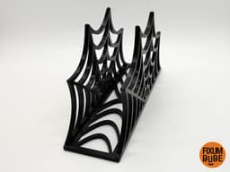 Snap Together Spiderweb Napkin Holder 3d model