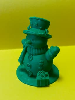 Christmas snowman decoration 3d model