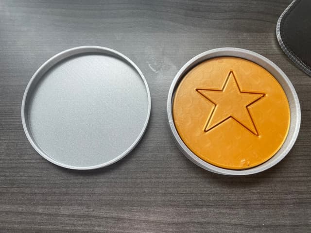 dalgona star honeycomb candy 3d model