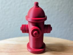 Mini Fire Hydrant - Desk Decor 3d model
