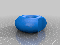 Bitten Doughnut 3d model
