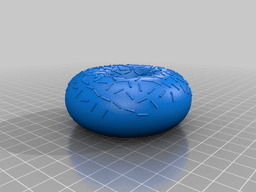 Bitten Doughnut 3d model