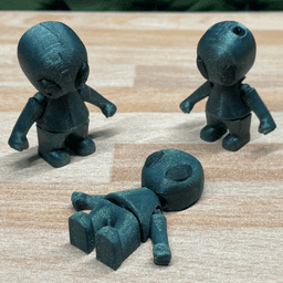 3D Printable Flexi Alien 3d model