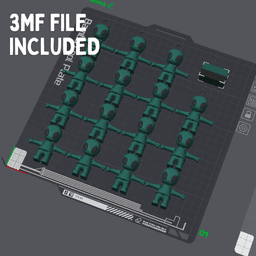 3D Printable Flexi Alien 3d model