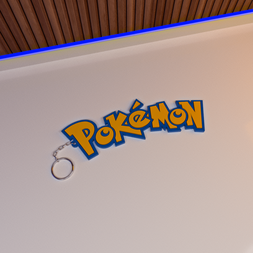POKEMON - KEYCHAIN 3d model