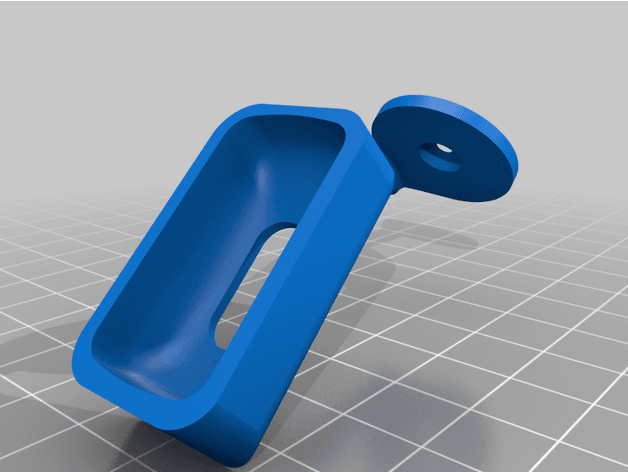 fitbit luxe mount (undermount) 3d model