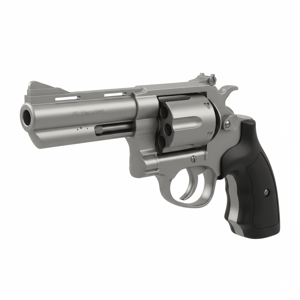 Taurus Model 66 Magnum Revolver 3d model