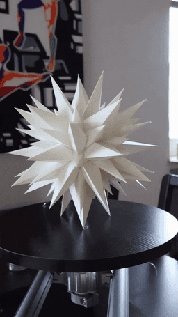 Crystal Star Christmas Lamp 3d model
