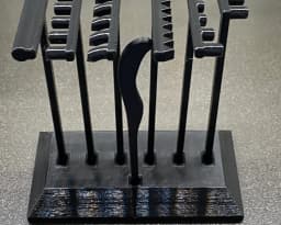 Zen Garden Tool Stand 3d model