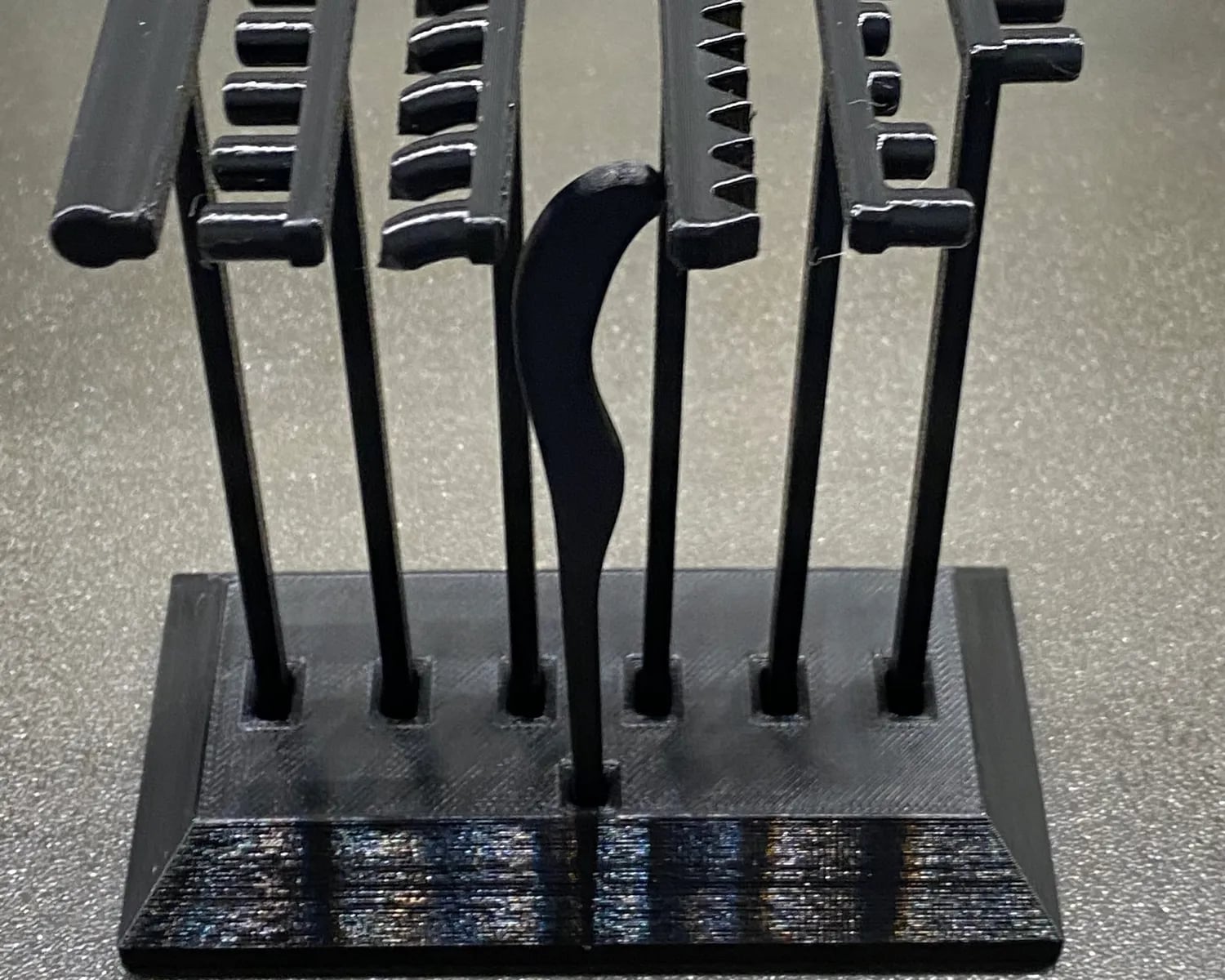 Zen Garden Tool Stand 3d model