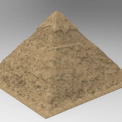 Pyramid of Khafre Design 3d model