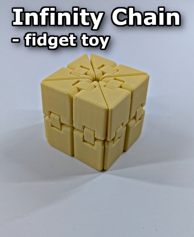 Infinity Chain - Fidget toy 3d model
