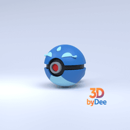 Gecqua Pokeball 3d model