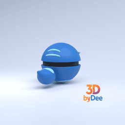 Gecqua Pokeball 3d model
