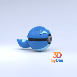 Gecqua Pokeball 3d model