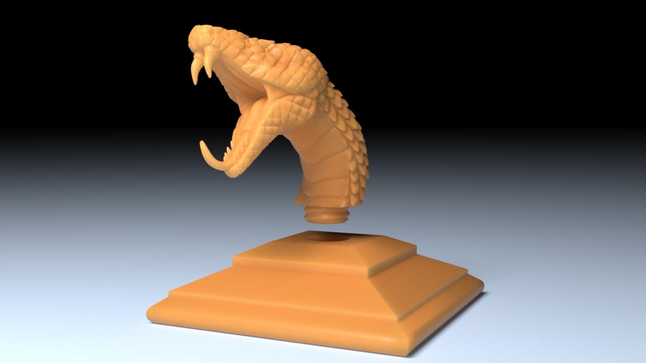 Remix of Screw Post Cap ball top 3d model
