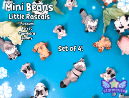 Mini Beans Set 1: Little Rascals 3d model
