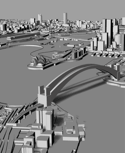 SYDNEY, Skyline 3d map 3d model