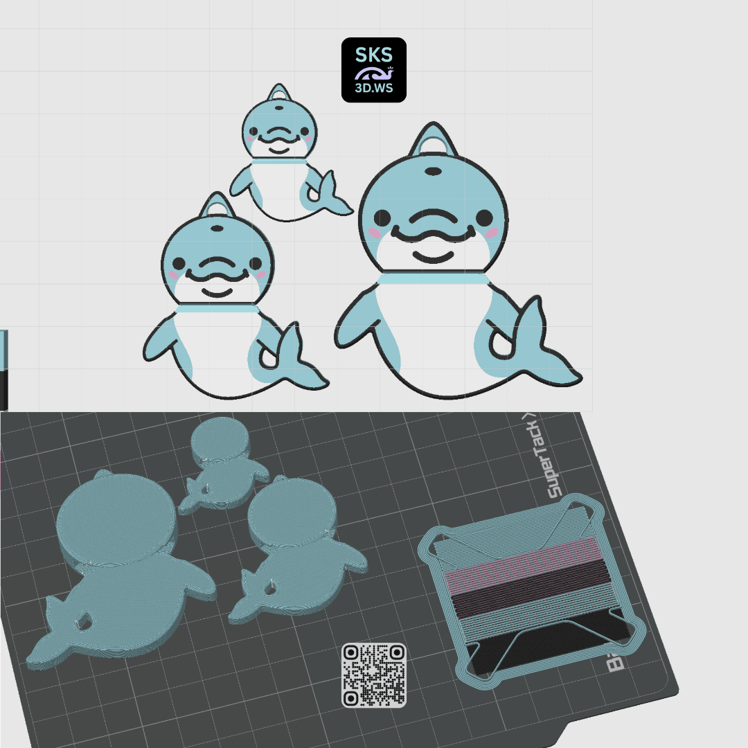 The Complete Dolphin Fidget Pack 3d model