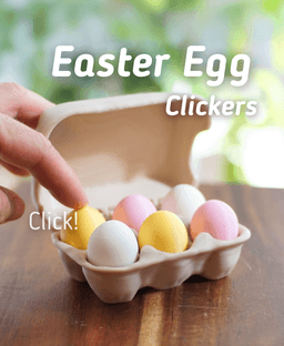 Easter Egg Clickers - Egg Fidget Clicker - Ludo 3d model