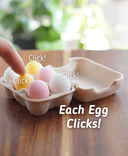 Easter Egg Clickers - Egg Fidget Clicker - Ludo 3d model