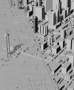 SEATTLE, Skyline 3d map 3d model