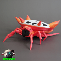 Spiny Backed Orbweaver Spider 3d model