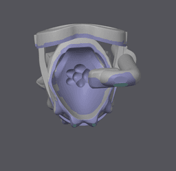 Snorkel and Flippers Goose Gear for Porch Goose 3d model