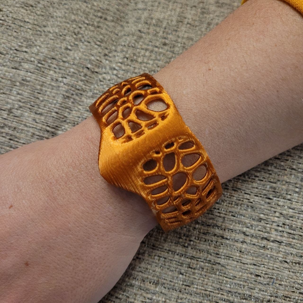 Voronoi Bracelet - Mod 3 3d model