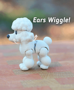 Poodle - Articulated Ludo Dog 3d model