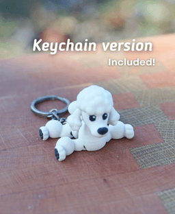 Poodle - Articulated Ludo Dog 3d model
