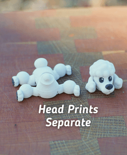 Poodle - Articulated Ludo Dog 3d model