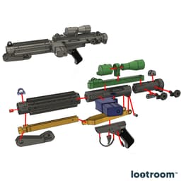 Star Wars E11 Blaster 3D STL Files 3d model