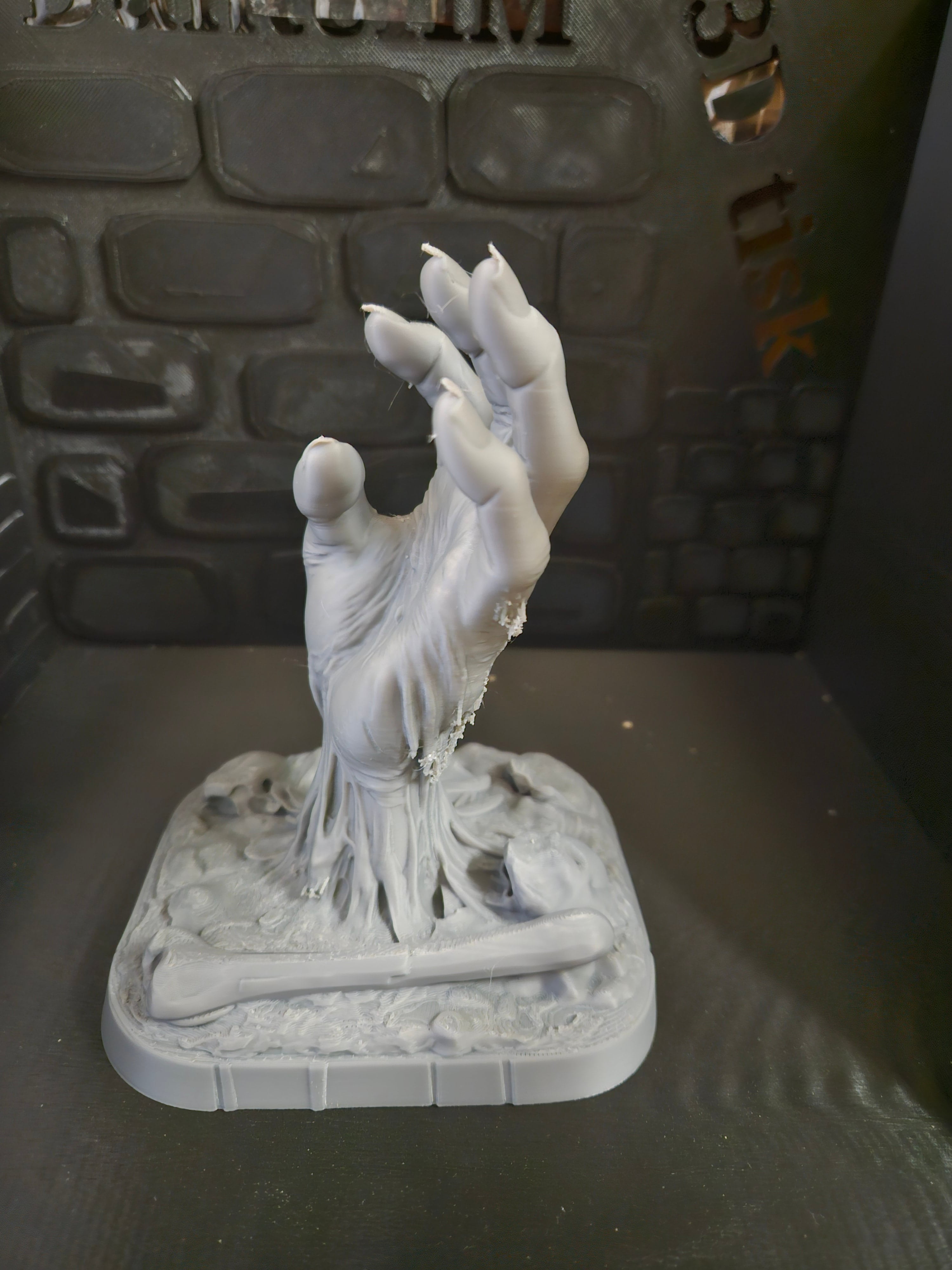 Zombie hand decoration 3d model