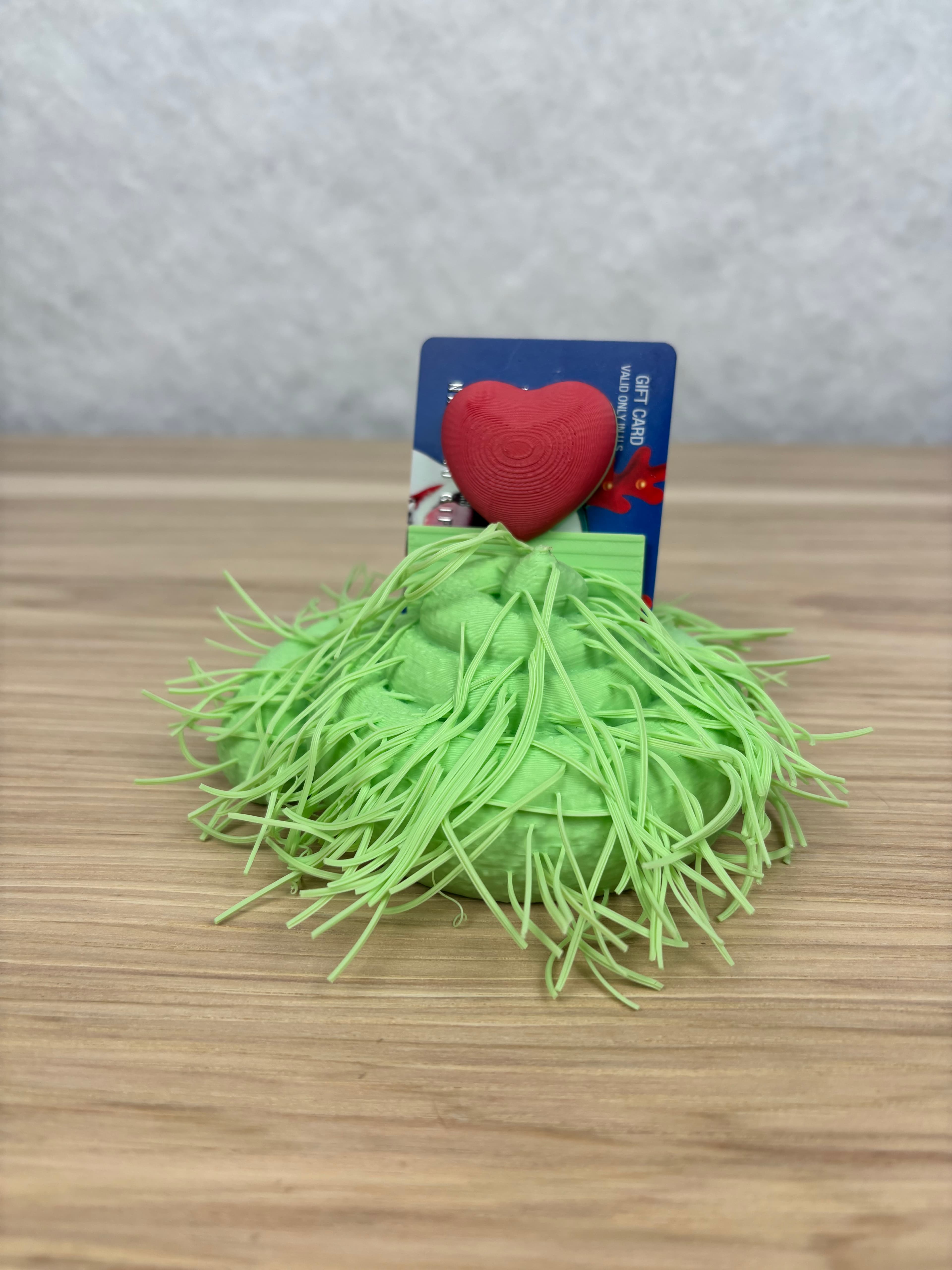 Grinch Poo Gift Card Holder 3d model