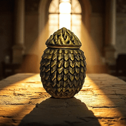 Dragon Egg Jar with Screw-Off Lid 3d model