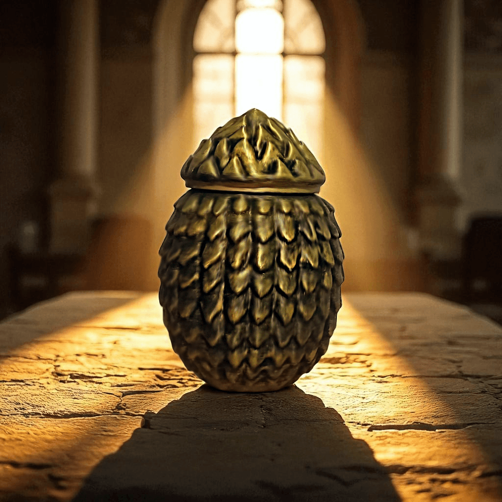 Dragon Egg Jar with Screw-Off Lid 3d model