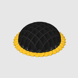 Pencil Holder | Sunflower 3d model