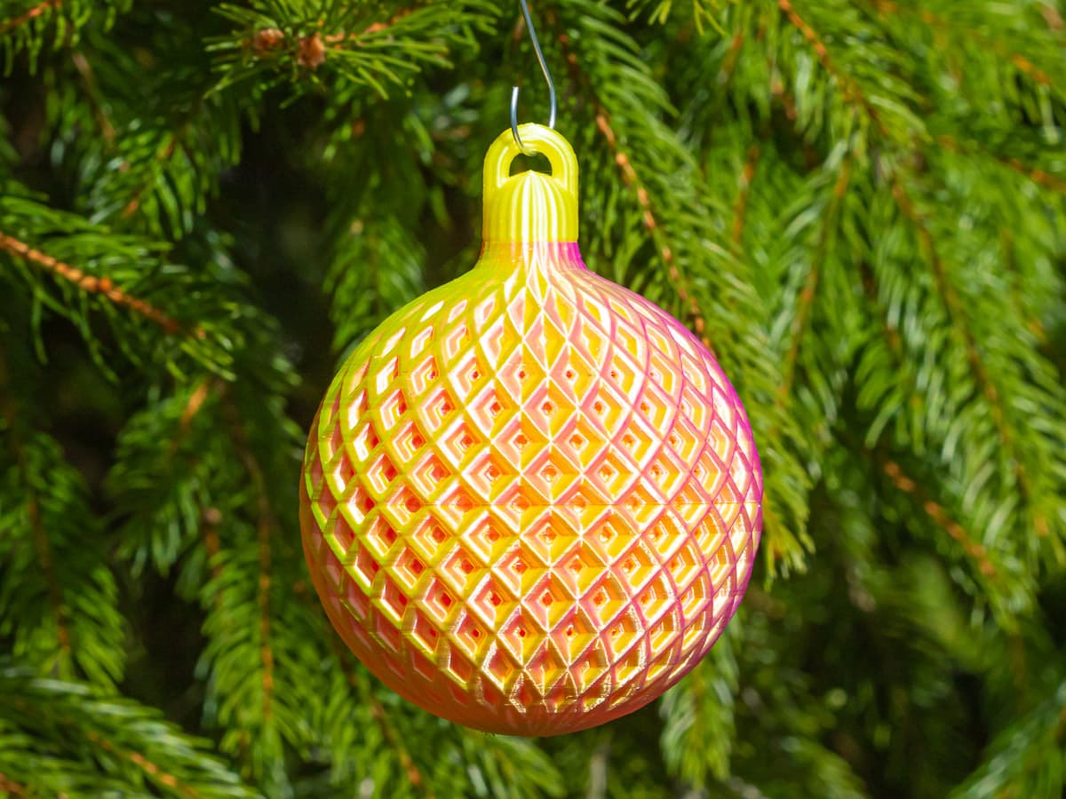 Christmas Ball - Super Fine Lattice 3d model